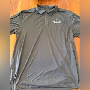 Men's Gray Golf Polo Shirt